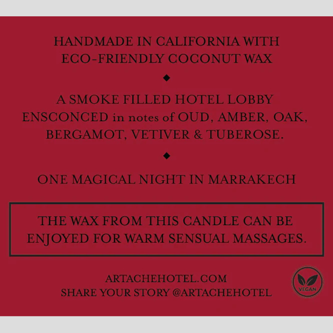 ArtAche Hotel – Dark Lobby Candle