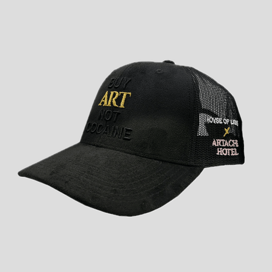 BUY ART NOT COCAINE Trucker Hat