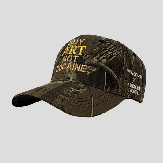 Buy Art Not Cocaine Trucker Hat – Camo