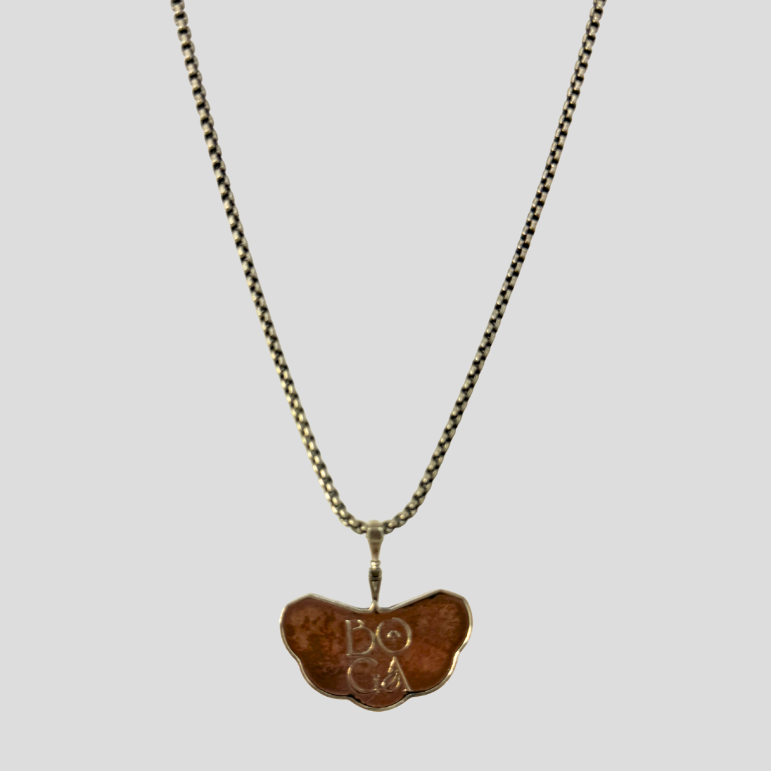 BOGA Fan Necklace (Gold-Brass)