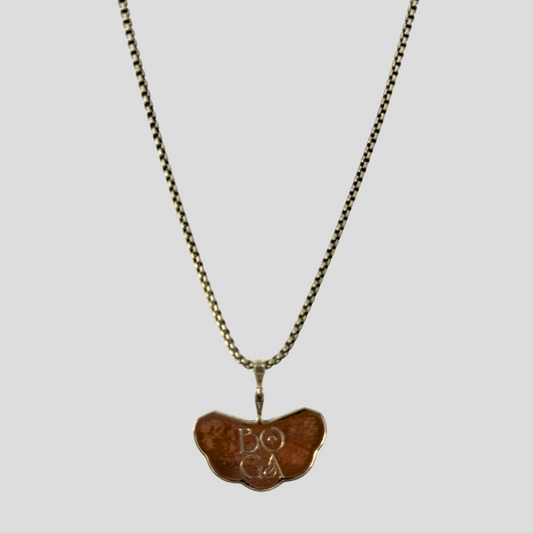 BOGA Fan Necklace (Gold-Brass)
