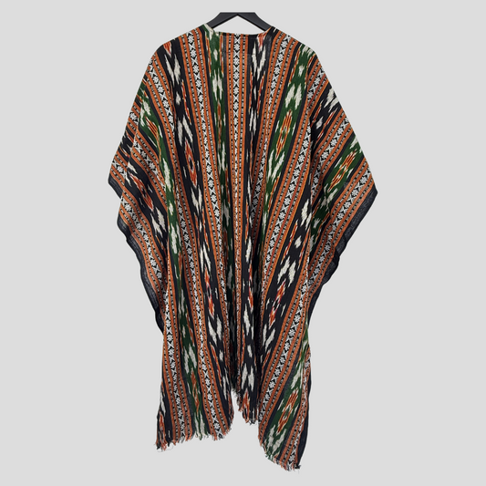 BOGA Midnight Stripe Poncho