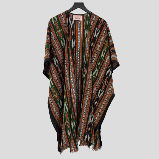 BOGA Midnight Stripe Poncho