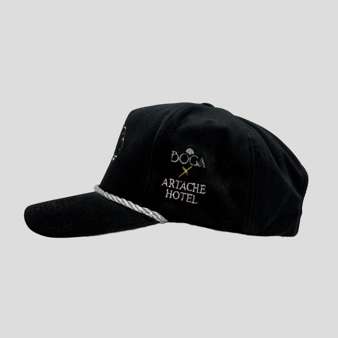 Velvet BOGA Fan Hat