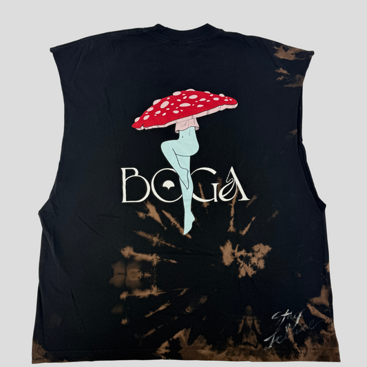 Sleeveless Tie Dye T-Shirt – Red Cap
