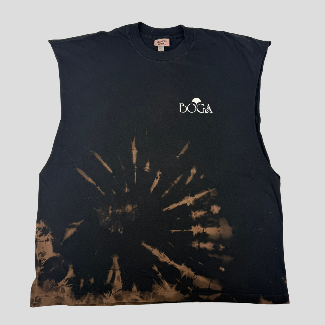 Sleeveless Tie Dye T-Shirt – Red Cap