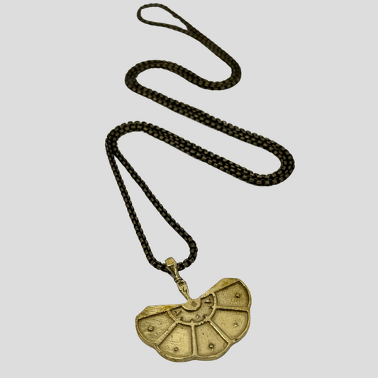 BOGA Fan Necklace (Gold-Brass)
