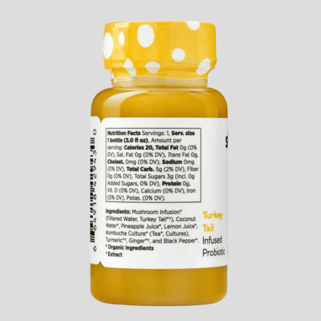 Shroomshot – Golden Immunity (Turkey Tail, Ginger & Turmeric)