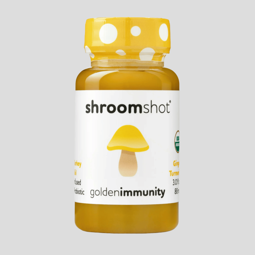 Shroomshot – Golden Immunity (Turkey Tail, Ginger & Turmeric)