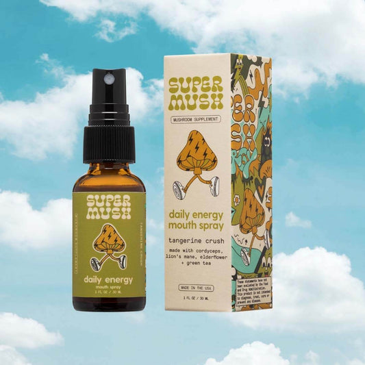 SuperMush – Daily Energy Mouth Spray (Tangerine Crush)