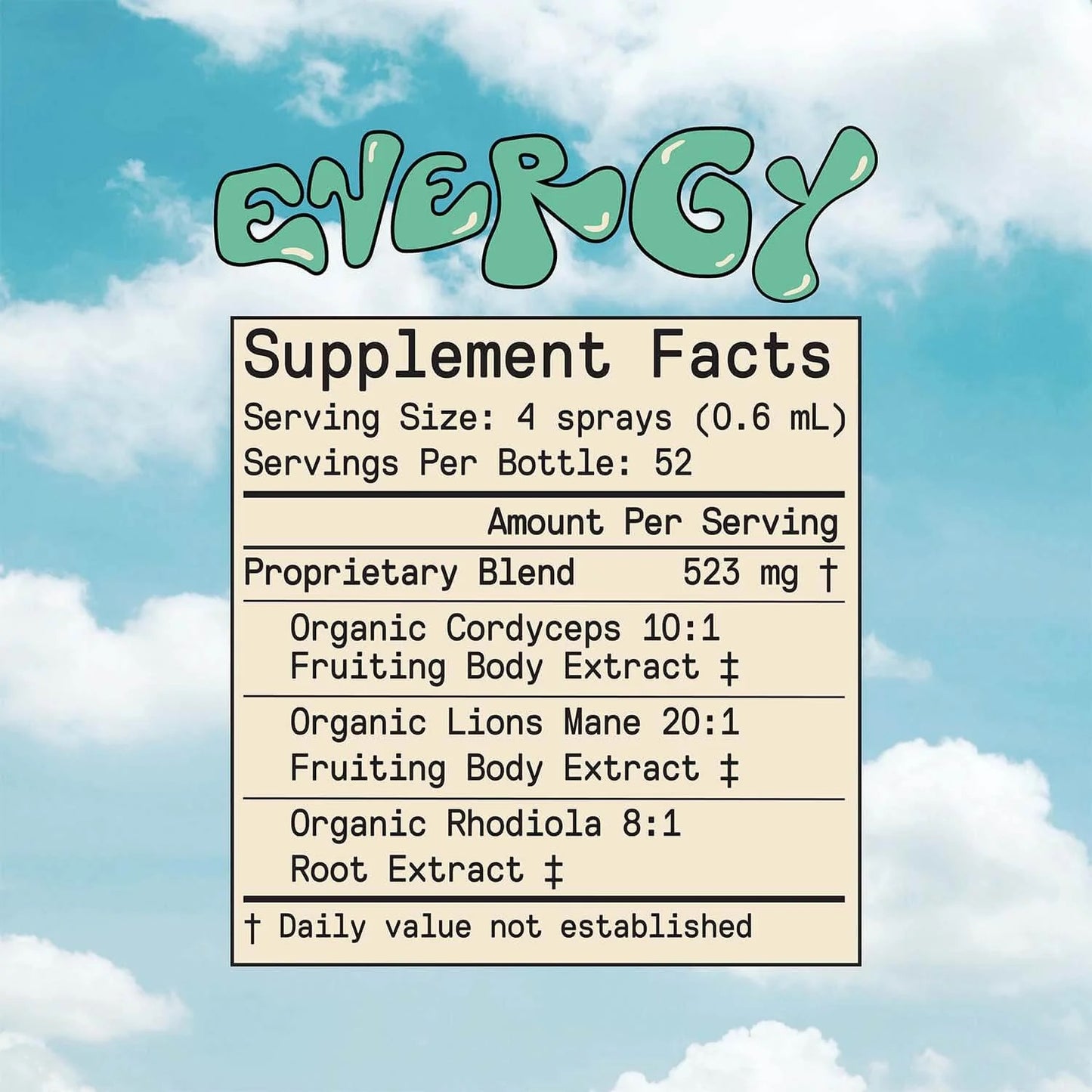 SuperMush – Daily Energy Mouth Spray (Tangerine Crush)