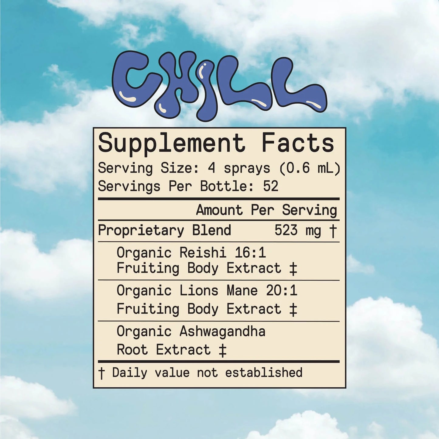 SuperMush – Daily Chill Mouth Spray (Hibiscus Dream)