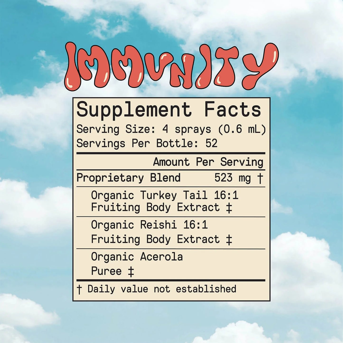 SuperMush – Daily Immunity Mouth Spray (Tangerine Spice)