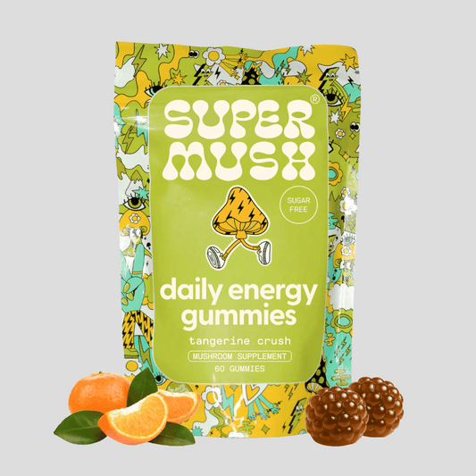 SuperMush – Daily Energy Gummies (Tangerine Crush)