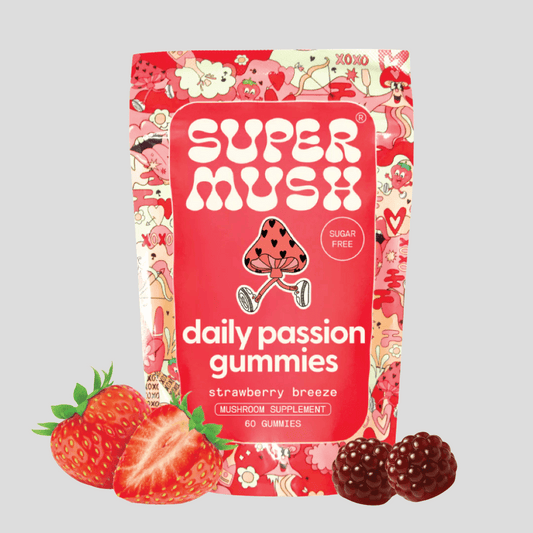 SuperMush – Daily Passion Gummies (Strawberry Breeze)