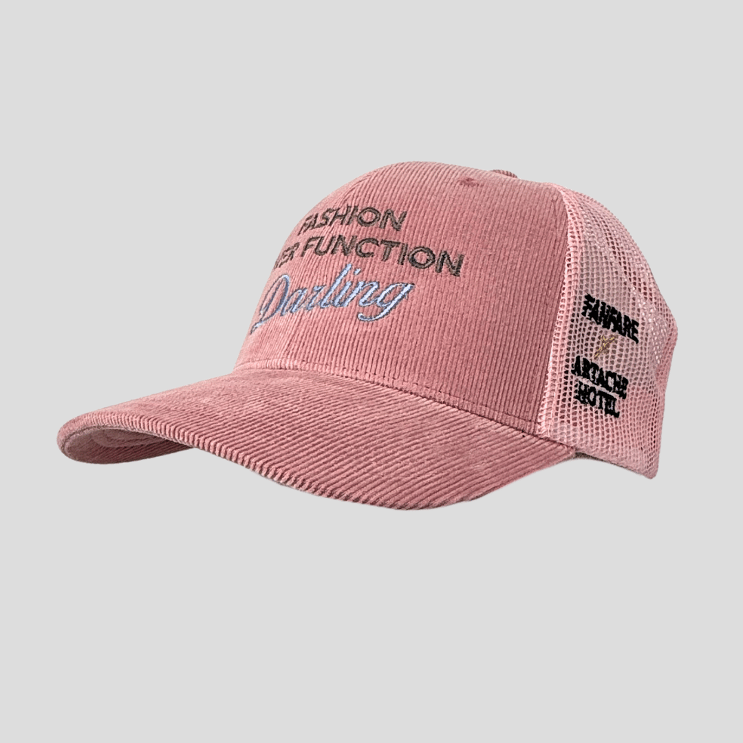 Fashion Over Function Darling Trucker Hat – Pink