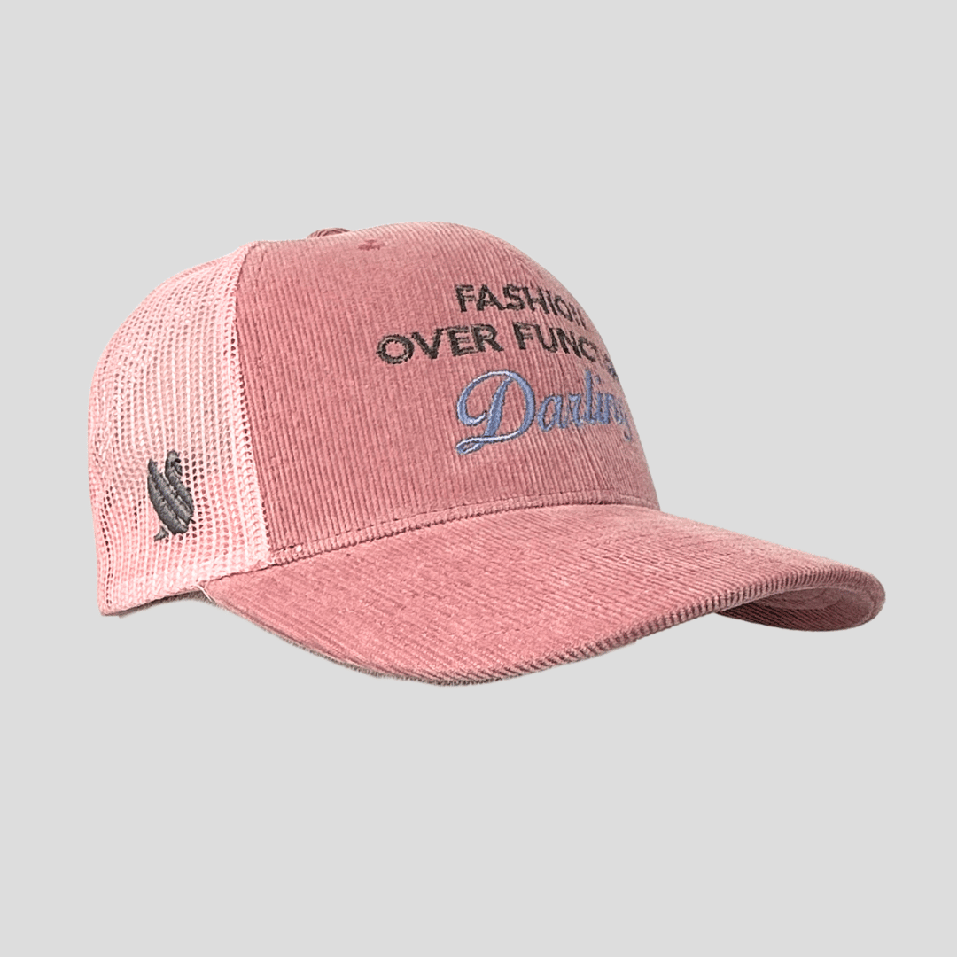 Fashion Over Function Darling Trucker Hat – Pink