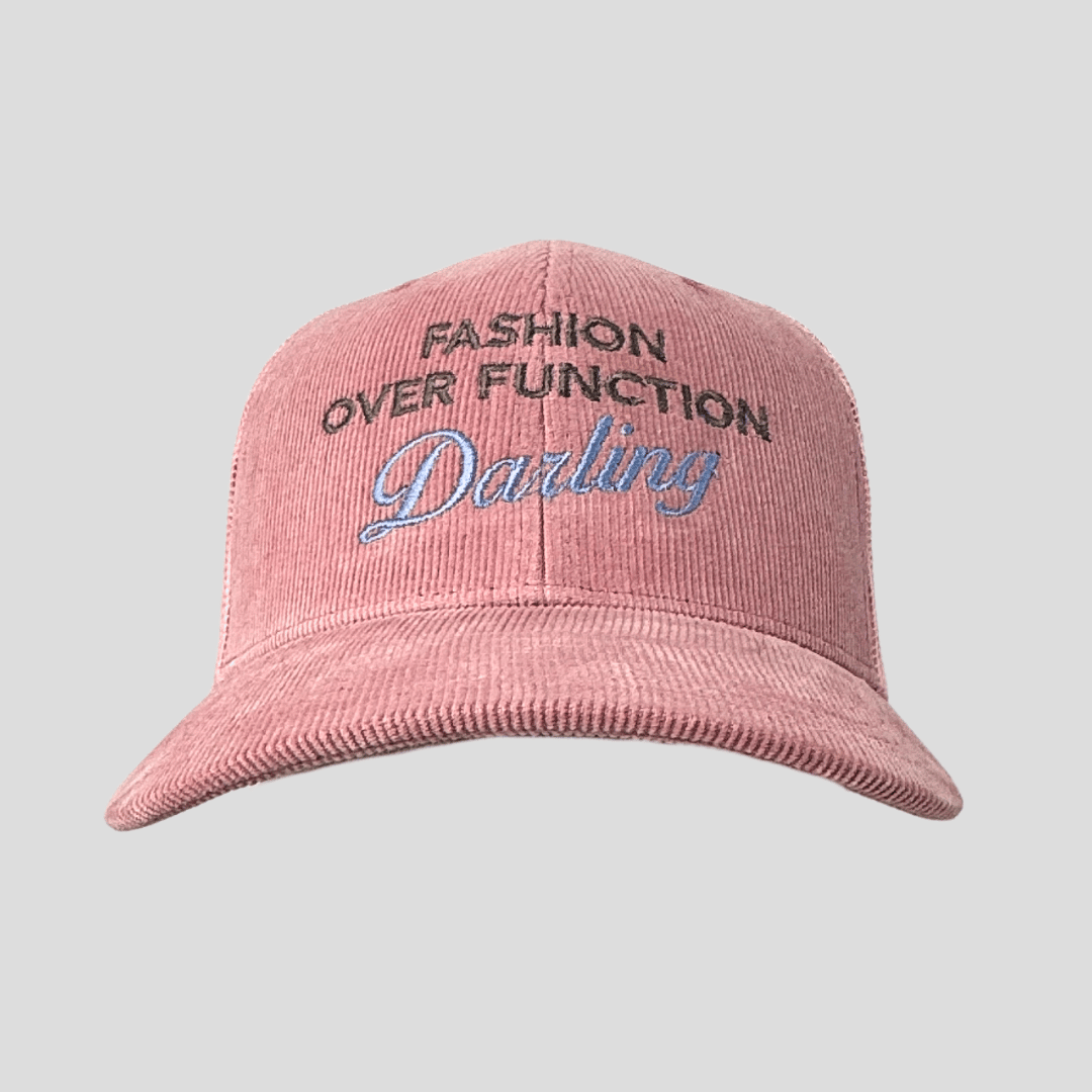 Fashion Over Function Darling Trucker Hat – Pink