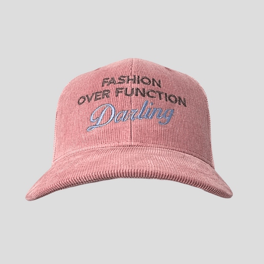 Fashion Over Function Darling Trucker Hat – Pink