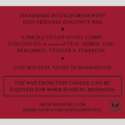 ArtAche Hotel – Dark Lobby Candle