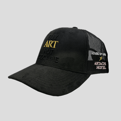 BUY ART NOT COCAINE Trucker Hat