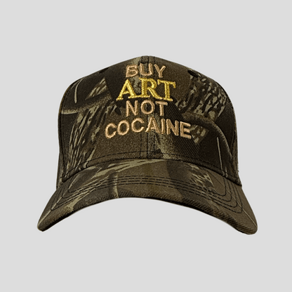 Buy Art Not Cocaine Trucker Hat – Camo
