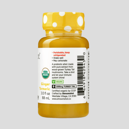Shroomshot – Golden Immunity (Turkey Tail, Ginger & Turmeric)