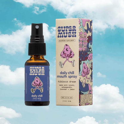 SuperMush – Daily Chill Mouth Spray (Hibiscus Dream)